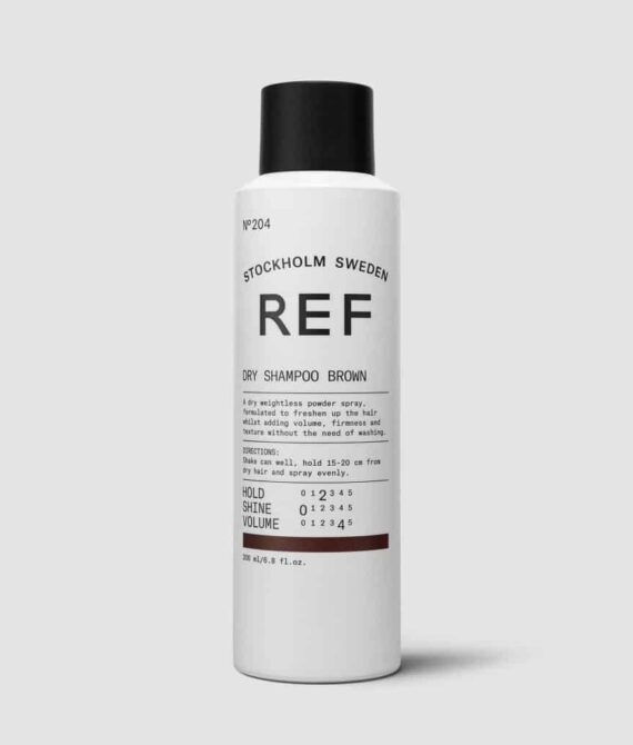 REF Dry Shampoo Brown N°204, Сухой шампунь BROWN N°204