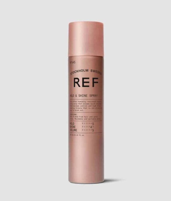 REF Hold & Shine Spray N°545, Лак-спрей «Фиксация и блеск» N°545